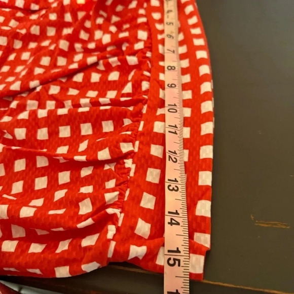 NWT Sea Level Le Damier Blouson Multifit Singlet Orange Red Size US 8 - Picture 9 of 9